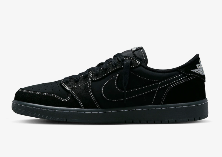 Travis Scott x Air Jordan 1 Low "Black Phantom"